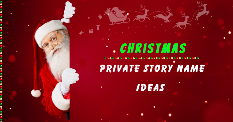 Christmas Private Story Names