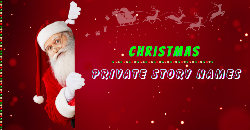 Christmas Private Story Names