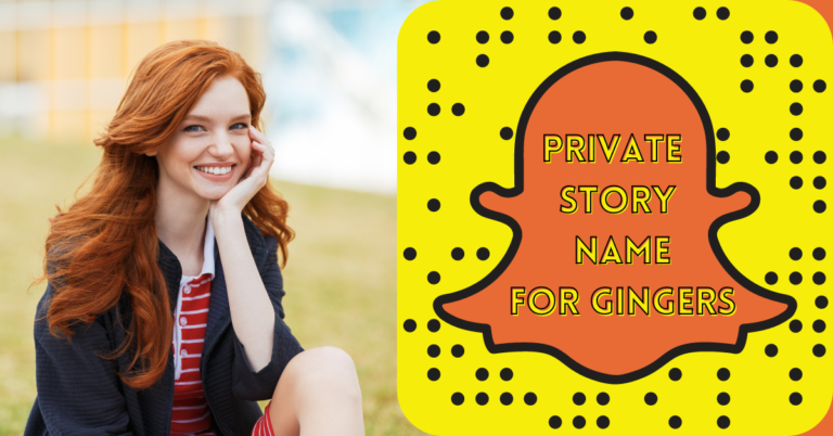 private story names for gingers