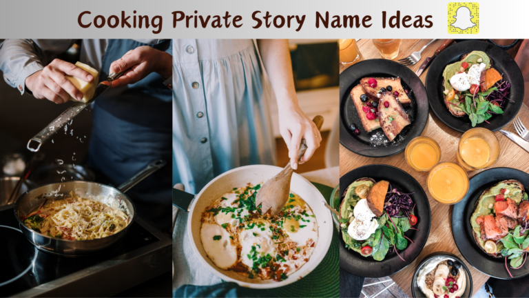 Cooking Private Story Names