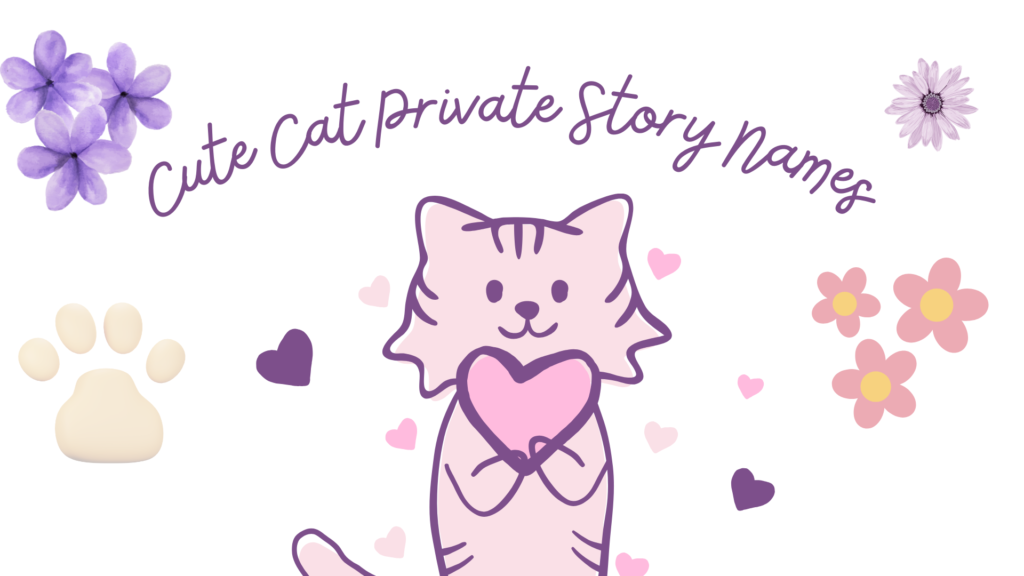 Cute Cat Private Story Names