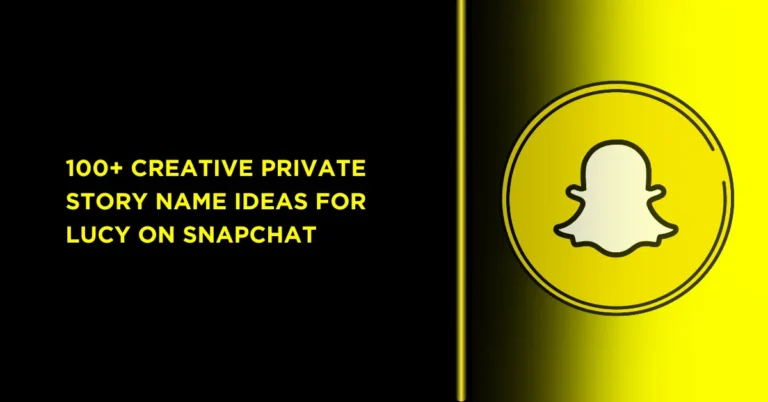 200+ Creative Snapchat Private Story Names for Lucy