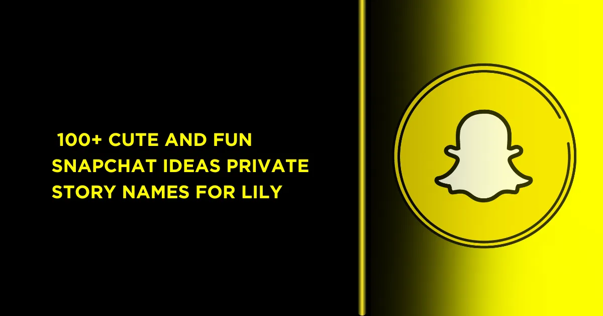 150+ Cute Snapchat Private Story Names for Lily 1 150+ Cute Snapchat Private Story Names for Lily
