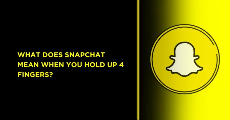 What Does 4 Fingers Up Mean