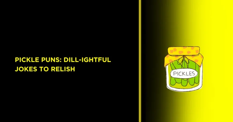 Pickle Puns: Dill-ightful Jokes to Relish 8 Pickle Puns: Dill-ightful Jokes to Relish